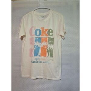 Coca-cola Catch The Wave Small S Mens  Palm‎ Trees Sail Boat